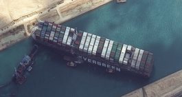 Суецкиот канал е блокиран за сите бродски пратки веќе неколку дена