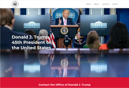 Доналд Трамп со свој веб сајт ќе остане во контакт со поддржувачите