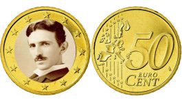 Новото хрватско евро ќе биде со ликот на Никола Тесла
